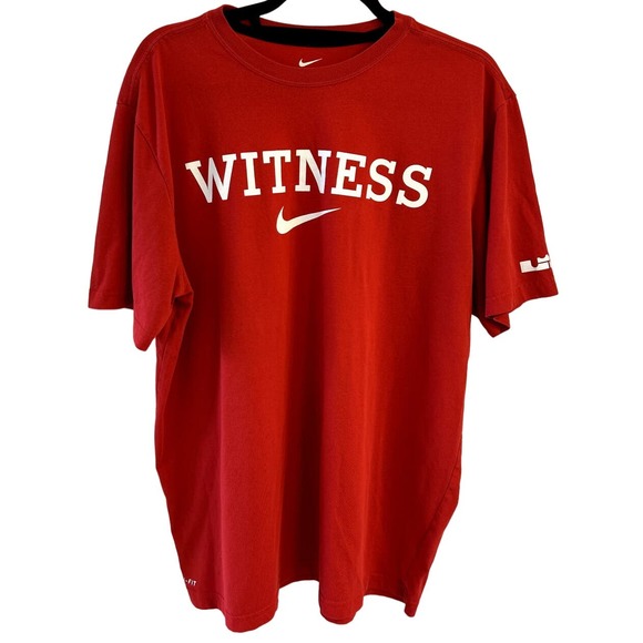Nike Other - NIKE Men's DriFit "Witness" Lebron Jame  Basketball T-Shirt Sz XL